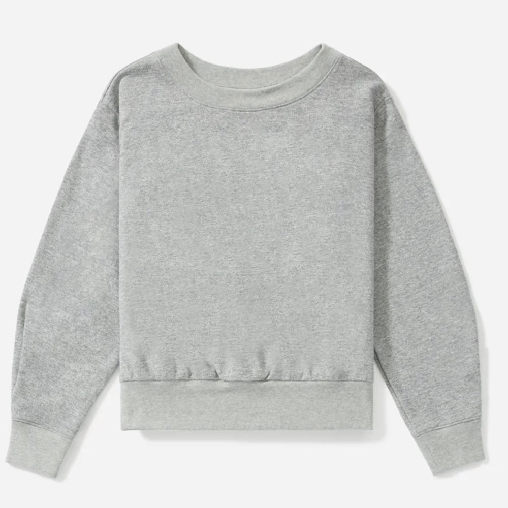 Everlane French Terry Pleat Sweatshirt